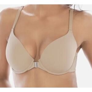 SOMA Pale Sand 36D Vanishing 360 Front Close Perfect Coverage Bra